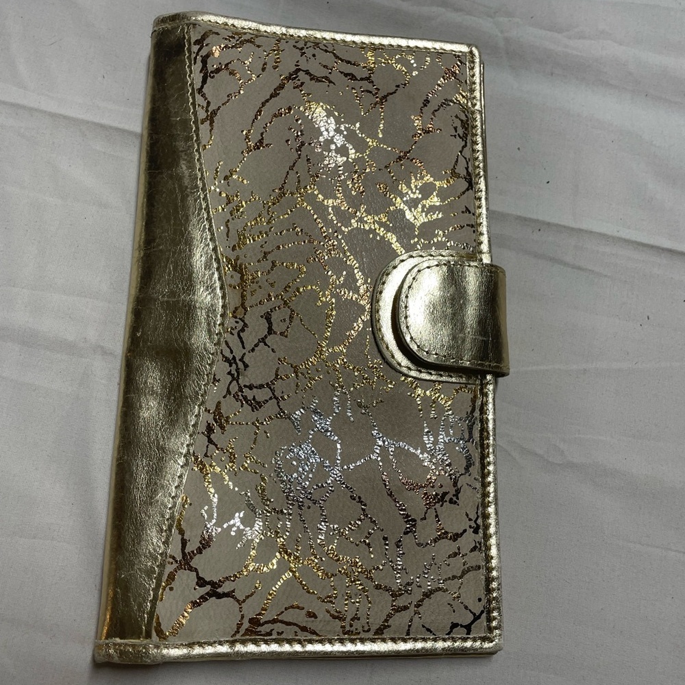 Elegant Gold and Silver Women's Clutch